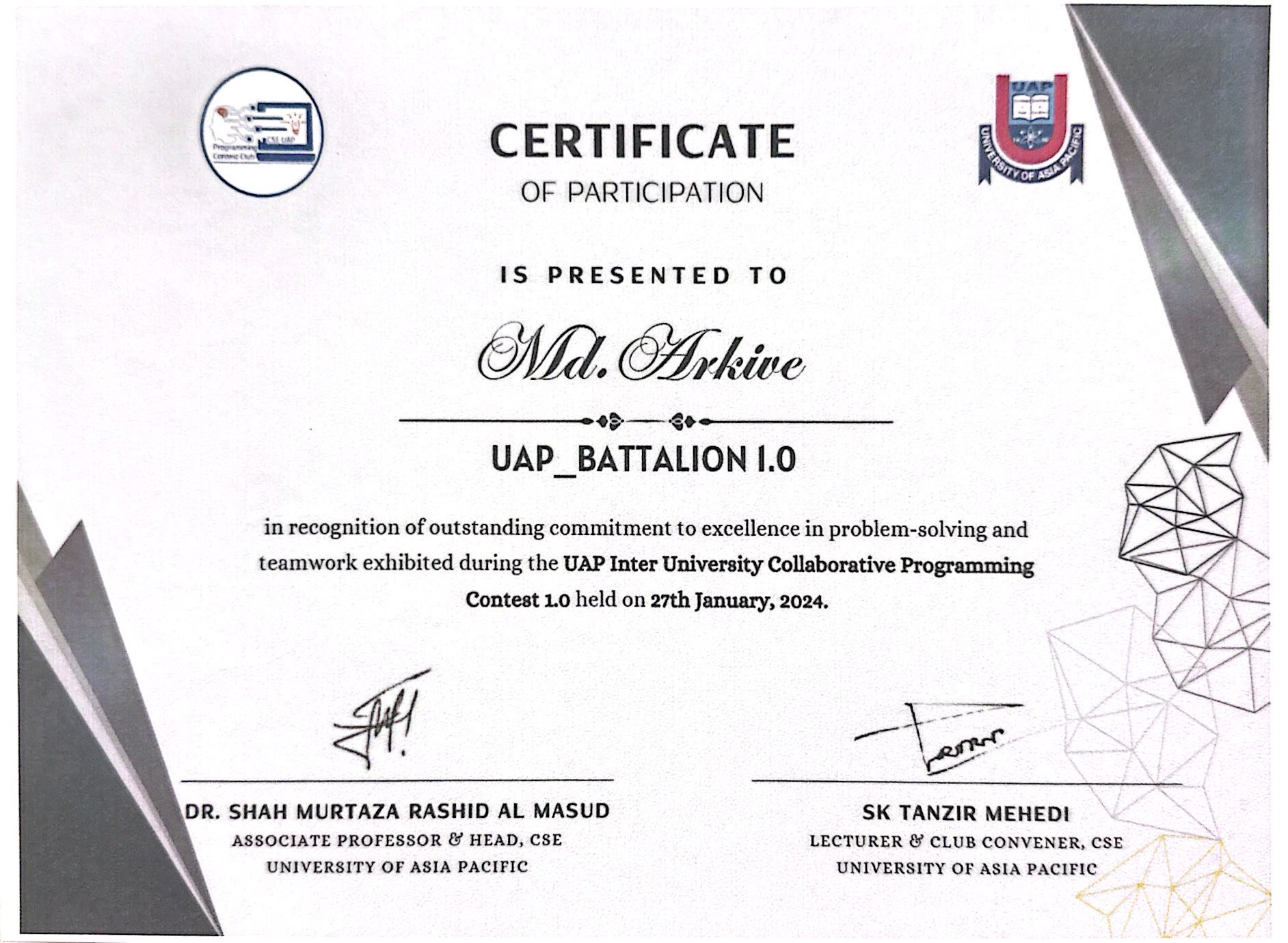 Certificate 4