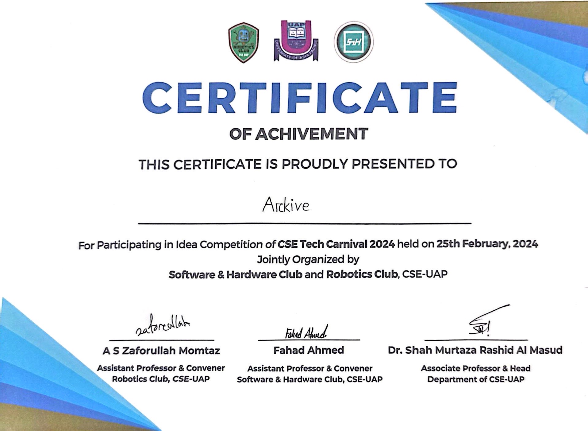 Certificate 6